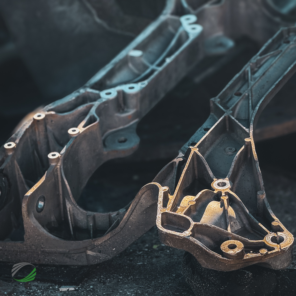 Cast aluminum auto part