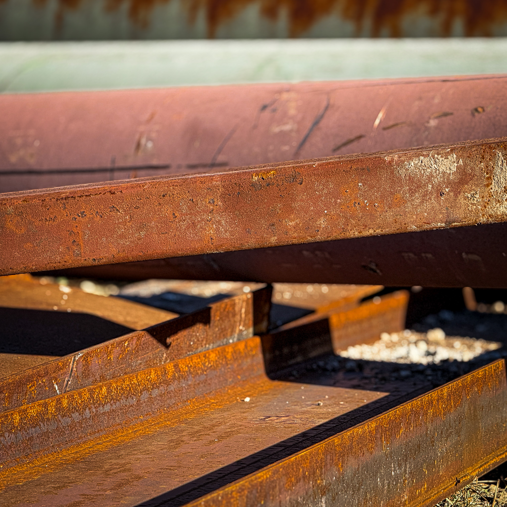 Thick structural steel beams